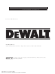 DeWalt DXCMCGW1330 Manual De Instrucciones