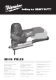 Milwaukee M18 FBJS-502X Manual Original