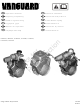 Briggs & Stratton Vanguard 61A000 Manual Del Operador