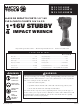 Matco Tools MCL1614SIW Instrucciones De Operación