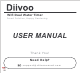 Diivoo WT-09W Manual De Usuario