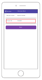 Invitar a amigos a vincular su marco con la App Paso 3