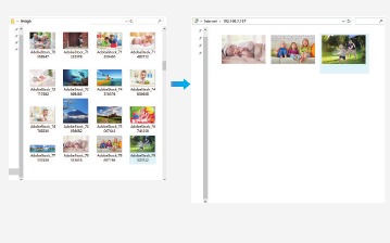 Subir fotos y videos a trav&eacute;s del ordenador Paso 2