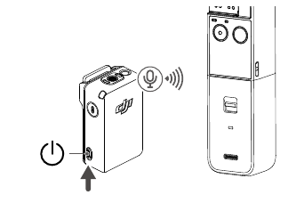 Transmisor de micr&oacute;fono inal&aacute;mbrico DJI