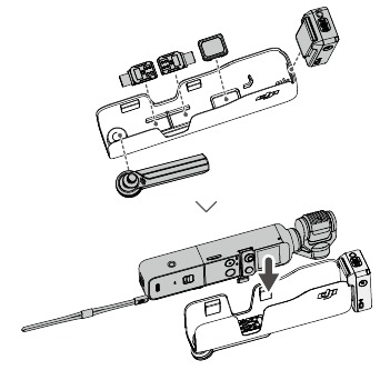 Almacenamiento de DJI Pocket 2 y otros accesorios