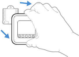 Tire para quitar el termostato de la UWP.