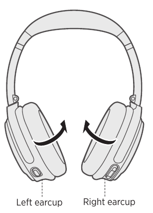 Guardar sus auriculares Paso 1