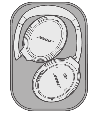 Guardar sus auriculares Paso 4