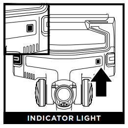 LUZ INDICADORA DEL CEPILLO ROTATORIO