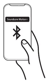 Usando su Soundcore Motion+ Paso 3
