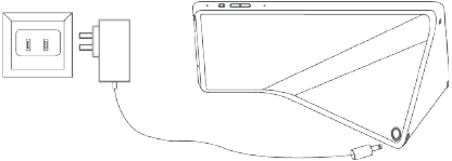 Conectando el Lenovo Smart Display para encenderlo