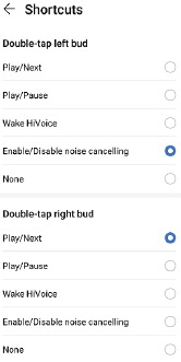 Configuraci&oacute;n de las Funciones de Doble Toque