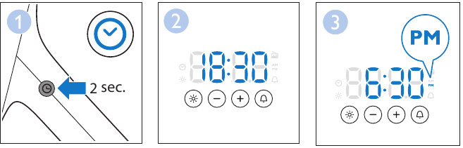 Ajuste del formato de hora
