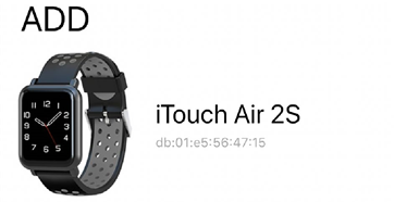Configurar con su tel&eacute;fono inteligente - Seleccione iTOUCH AIR 2S para emparejar
