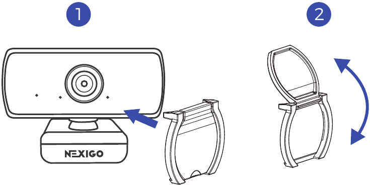 C&oacute;mo usar el obturador de privacidad de la webcam