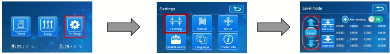 Nivelaci&oacute;n Autom&aacute;tica - Paso 1 (Auto Leveling - Step 1)