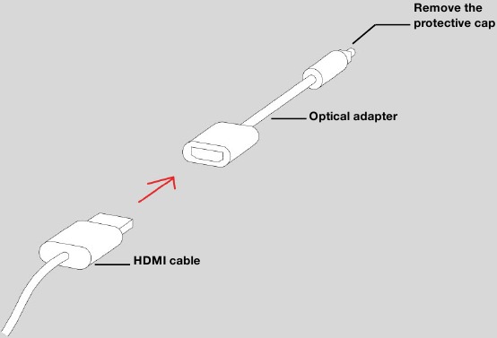 Si tu TV no tiene un puerto HDMI ARC Paso 1