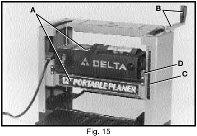 ELEVACI&Oacute;N Y DESCENSO DEL CONJUNTO DEL CABEZAL Fig. 15