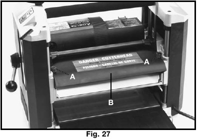 SUSTITUCI&Oacute;N DE LAS CUCHILLAS Fig. 27