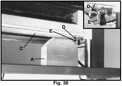 SUSTITUCI&Oacute;N DE LAS CUCHILLAS Fig. 38