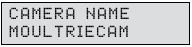 Nombre de la c&aacute;mara