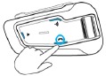 Para emparejar una unidad de grupo de intercomunicador Bluetooth que no sea de Cardo, paso 2