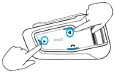 Para restablecer el emparejamiento del intercomunicador Bluetooth