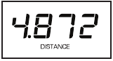 La pantalla Distance (Distancia)