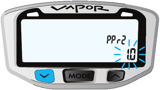 Programar los pulsos por revoluci&oacute;n (PPR) Paso 3