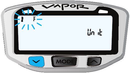 Programar la unidad de medida de la temperatura