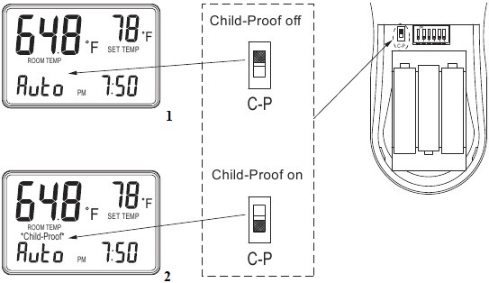 Funci&oacute;n de seguridad para ni&ntilde;os Paso 1