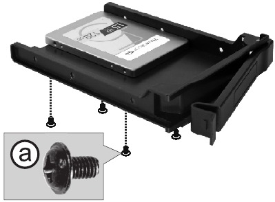 Instalaci&oacute;n de 2.5"SSD / 3.5"HDD Paso 3