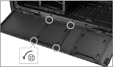 Instalaci&oacute;n de 2.5"SSD Paso 1