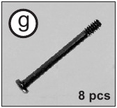 Tornillos para ventilador de 120 mm