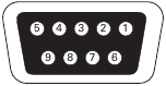 Figura 22. Puerto de comunicaci&oacute;n RS 232 (conector DB-9).