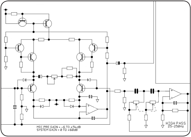 Preamplificadores de micr&oacute;fono y entradas de l&iacute;nea Paso 2