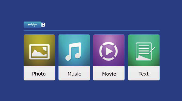 Pantalla de inicio multimedia (Multimedia boot screen)