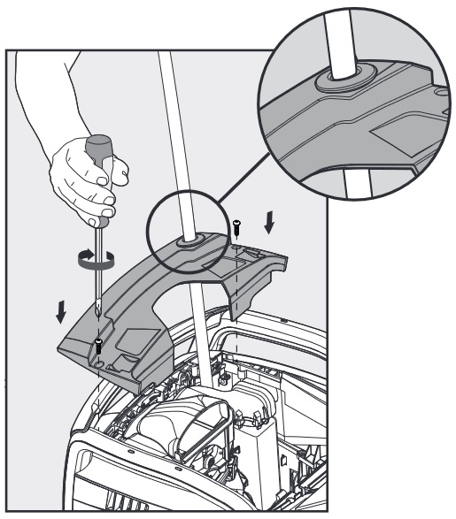 CUIDADO Y MANTENIMIENTO - Limpieza del impulsor Paso 6