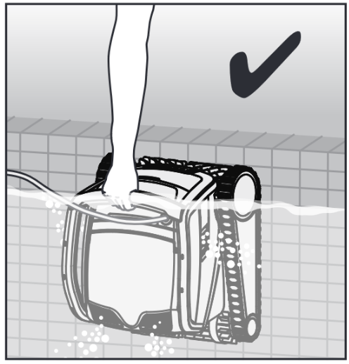 USO DEL LIMPIAFONDOS ROB&Oacute;TICO - Extracci&oacute;n del robot de piscina Paso 2