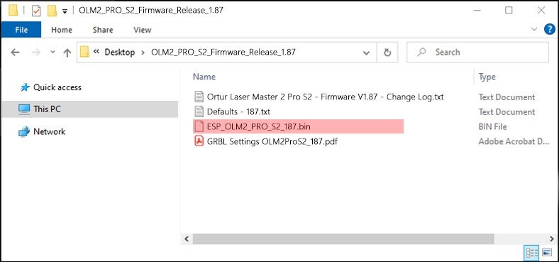Windows Recuperar Archivos de Firmware Paso 2