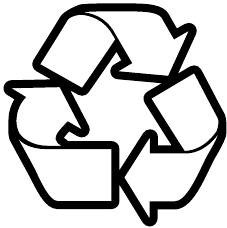 Instrucciones impresas con tintas de soja en papel reciclado
