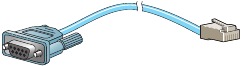 Cable de consola azul