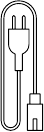 Cable del adaptador de corriente