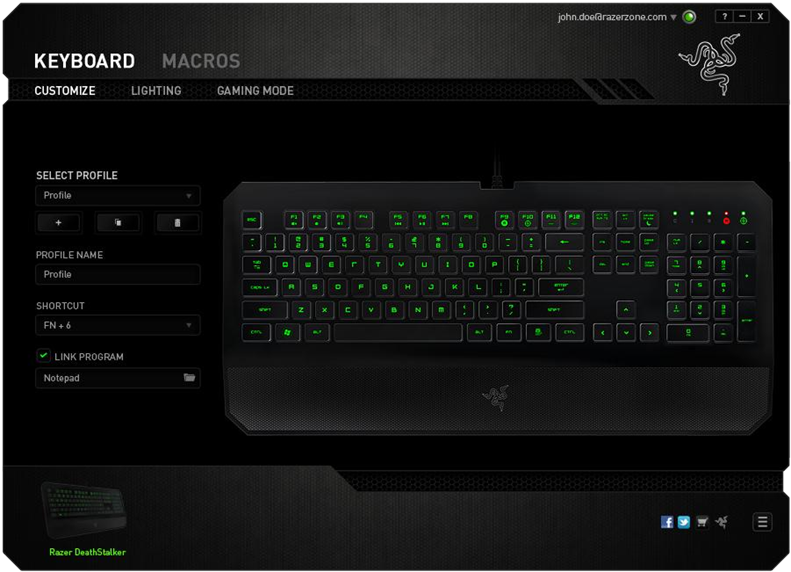 PESTA&Ntilde;A TECLADO