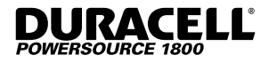 Duracell PowerSource 1800