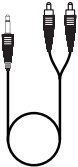 Cable de audio de 3,5 mm a RCA