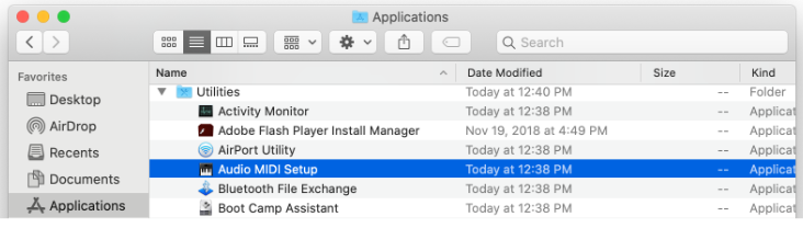 Control de la monitorizaci&oacute;n del micr&oacute;fono en macOS Paso 1
