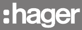 Logotipo de Hager
