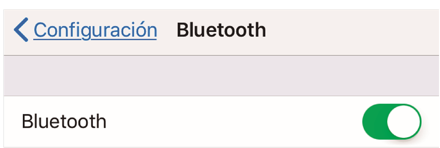 INSTRUCCIONES - Paso 1 - Activar el Bluetooth