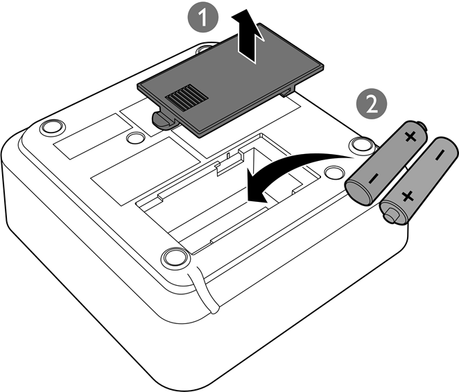 Encendido - Insertar bater&iacute;as